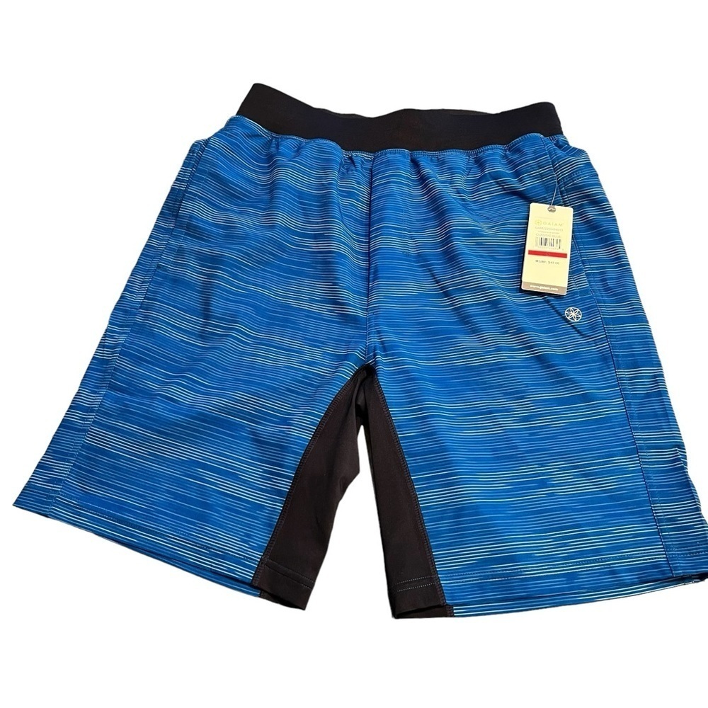 NWT Gaiam Blue Streak 9” Shorts Size Small Men’s